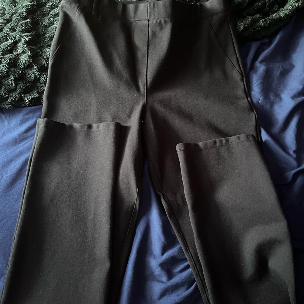 Quince Ultra-Stretch Ponte Straight Leg Pants